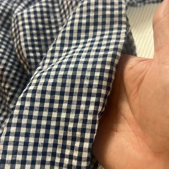 HAYDEN Los Angeles NWT Mini Dress Size MEDIUM Tassel Embroidered Gingham Pockets - Picture 13 of 13